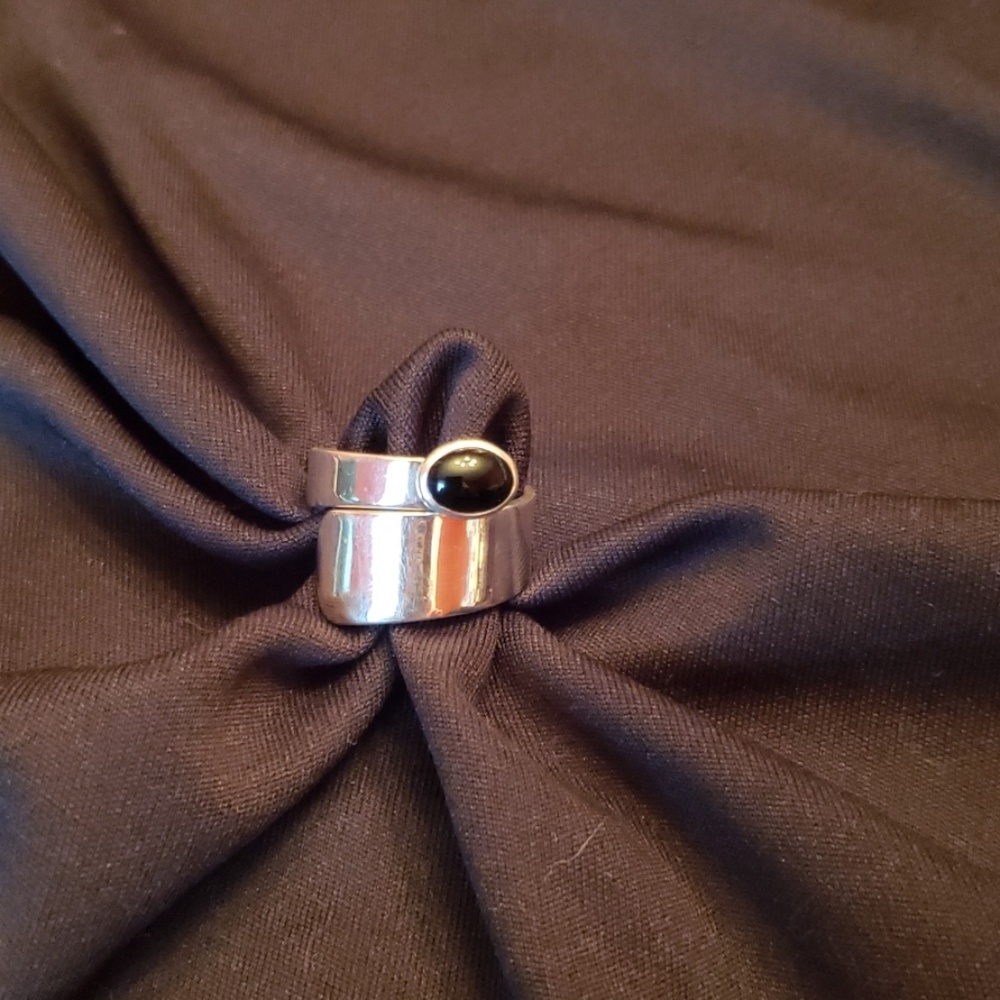 Black onyx Silpada ring